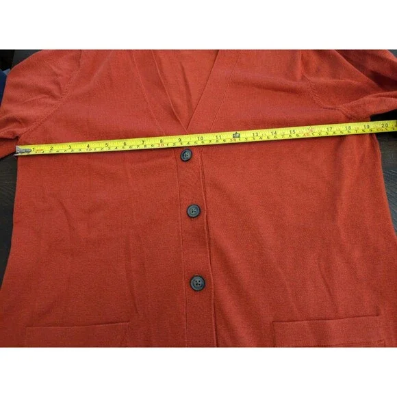Pendleton Womens Silk Colby Cardigan Button Front Pockets Mid Weight Large NWOT - Picture 8 of 9